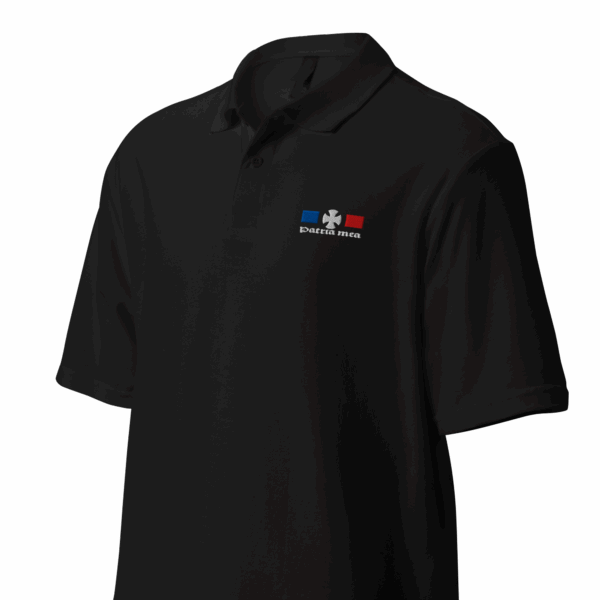Polo BRODE Croix Celte Blanche BBR