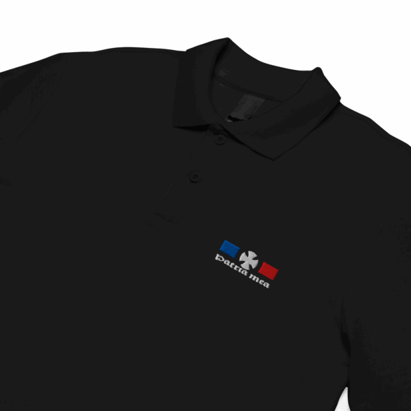 Polo BRODE Croix Celte Blanche BBR – Image 2
