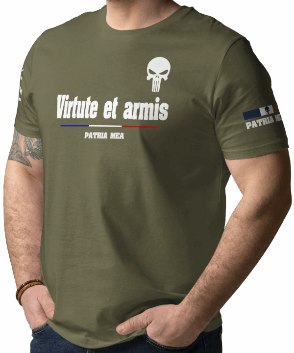 T-shirt "Virtute et armis" KAKI – Image 5