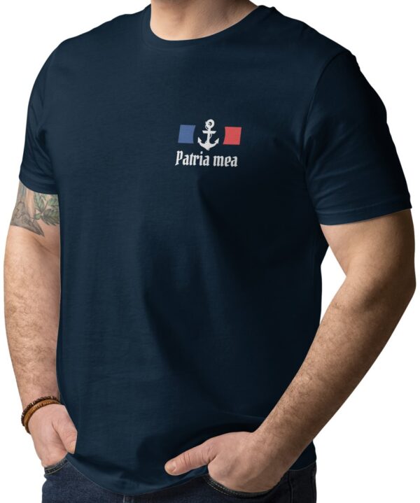 T-shirt  "Patria Mea – Ancre marine BBR (Coeur) – Image 3