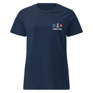 T-shirt  "Patria Mea – Ancre marine" BBR (Coeur)